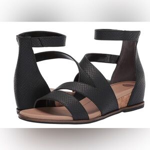 Dr. Scholl's Shoes Women's Freedom Gladiator Sandal Black 8.5 New